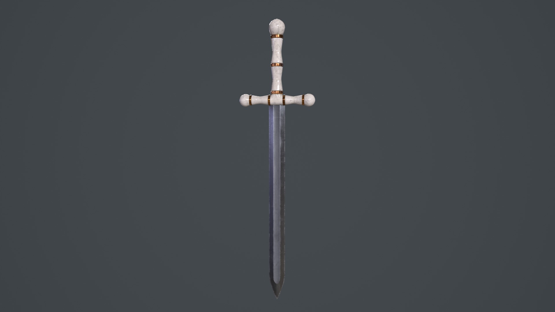 Royal Sword Low-poly 3D model_28