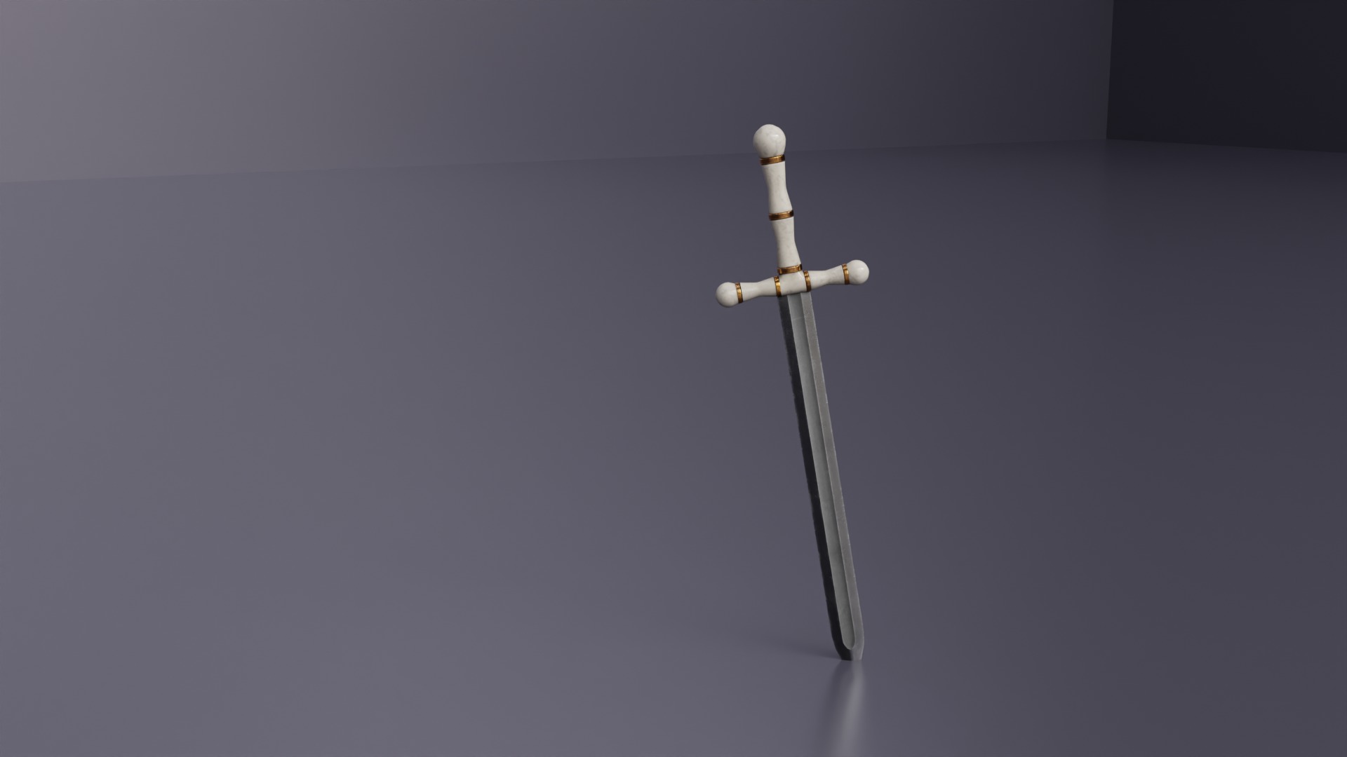 Royal Sword Low-poly 3D model_30