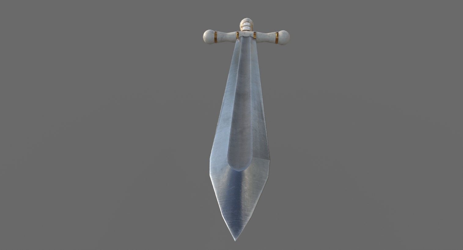Royal Sword Low-poly 3D model_13