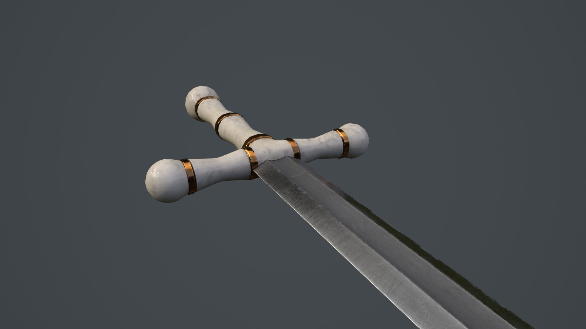 Royal Sword Low-poly 3D model_20