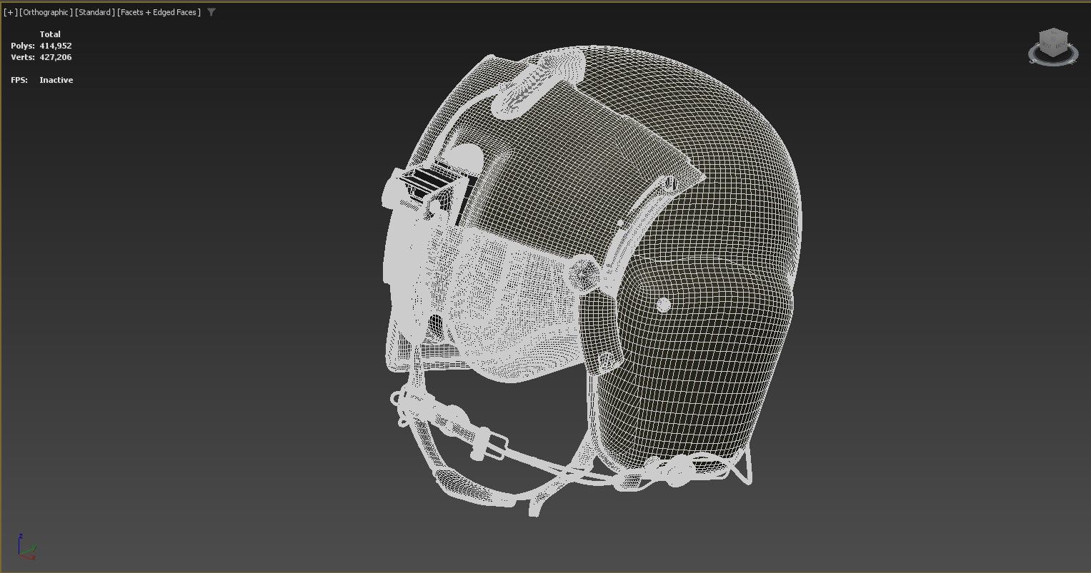 3D model of a helmet 3D model_4