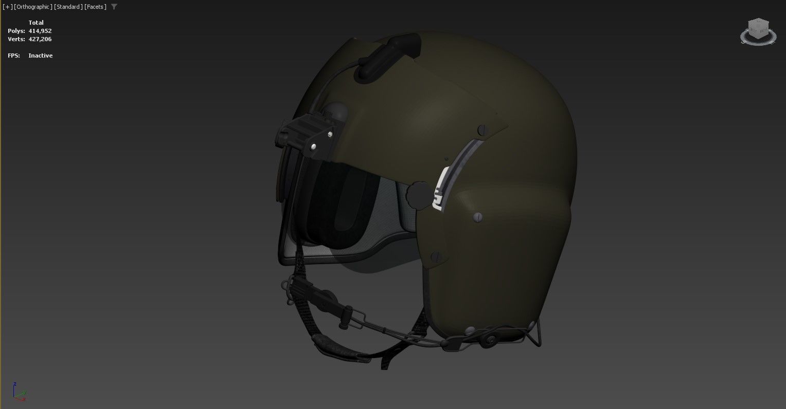 3D model of a helmet 3D model_3