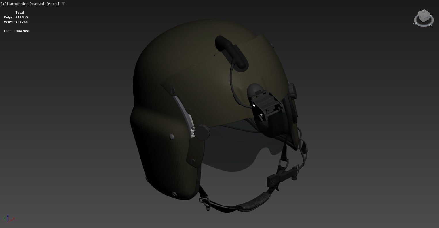 3D model of a helmet 3D model_2