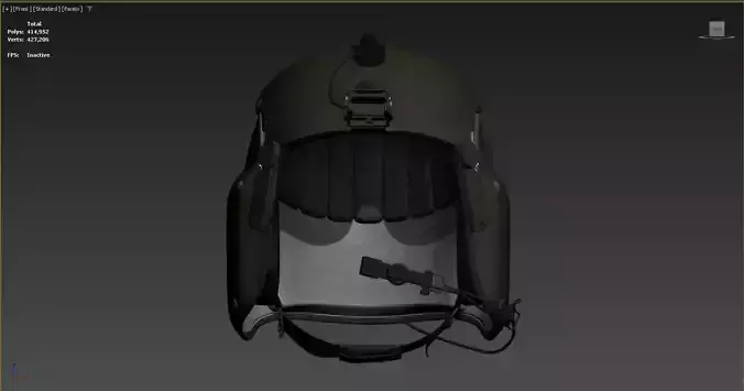 3D model of a helmet 3D model