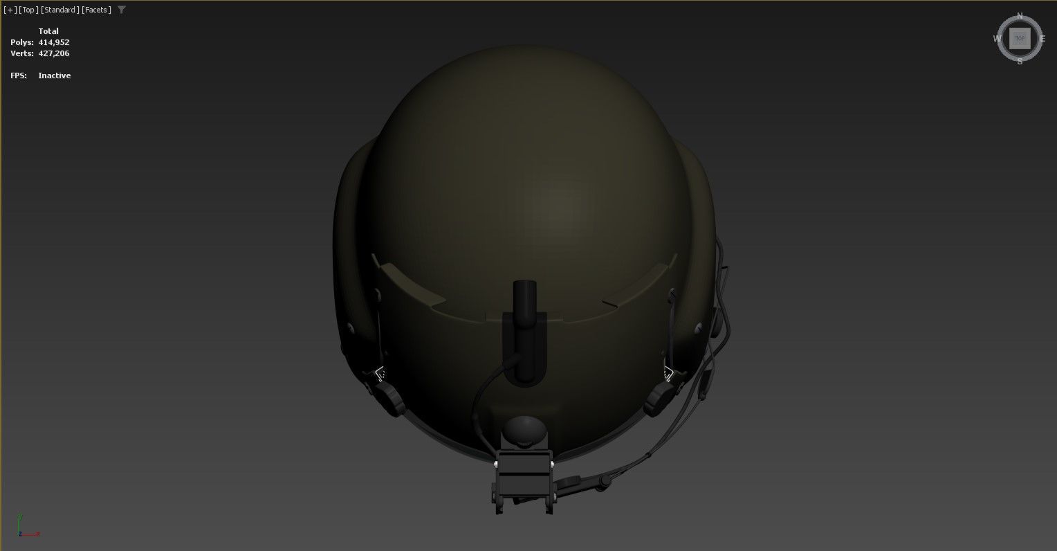 3D model of a helmet 3D model_1