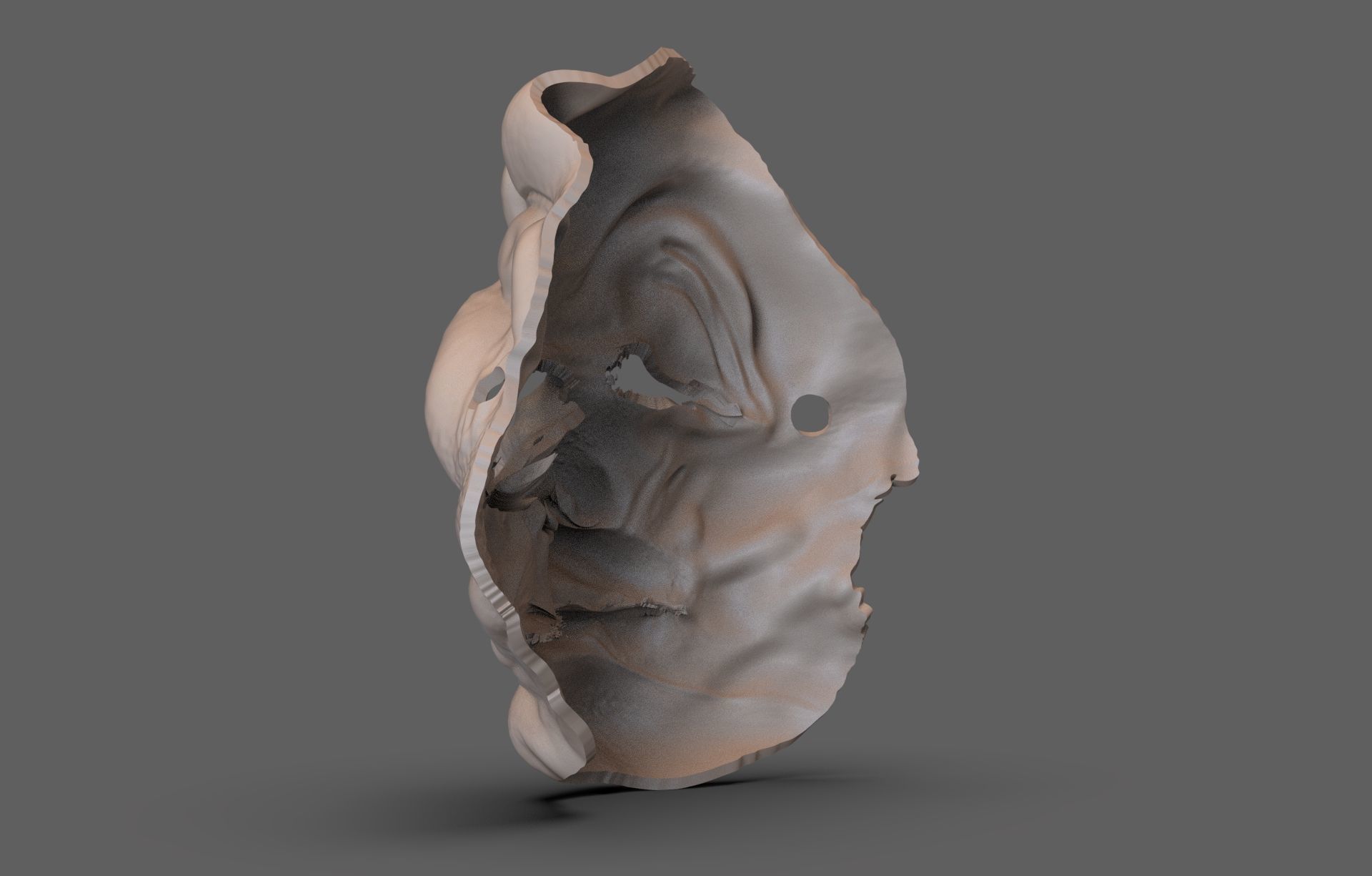 Sue Monster Mask 3D print model_4