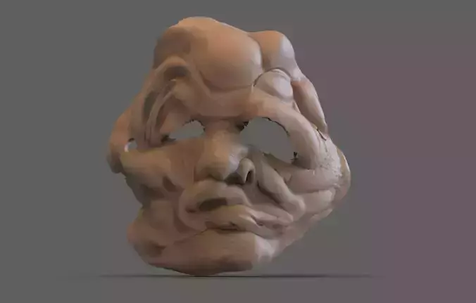 Sue Monster Mask 3D print model