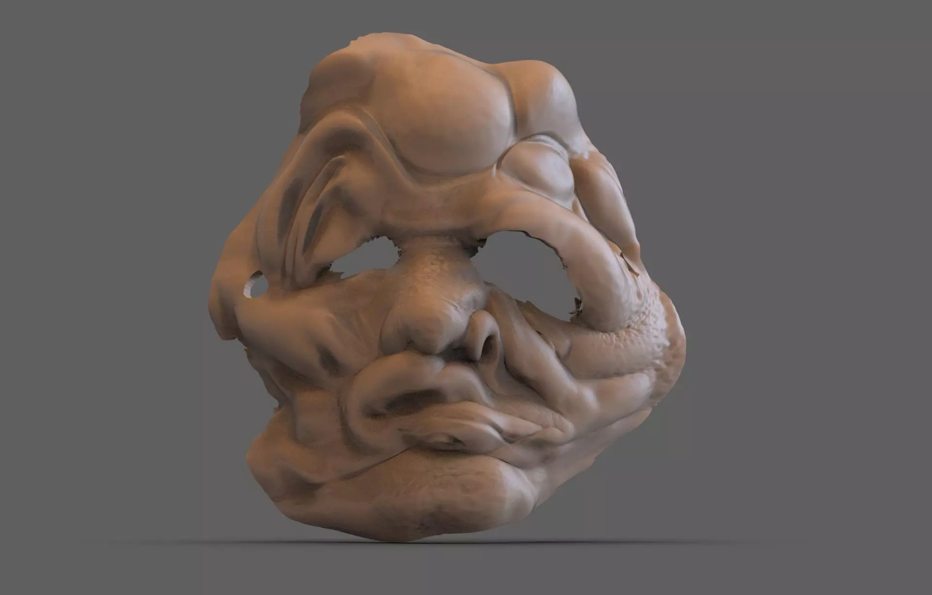 Sue Monster Mask 3D print model_0