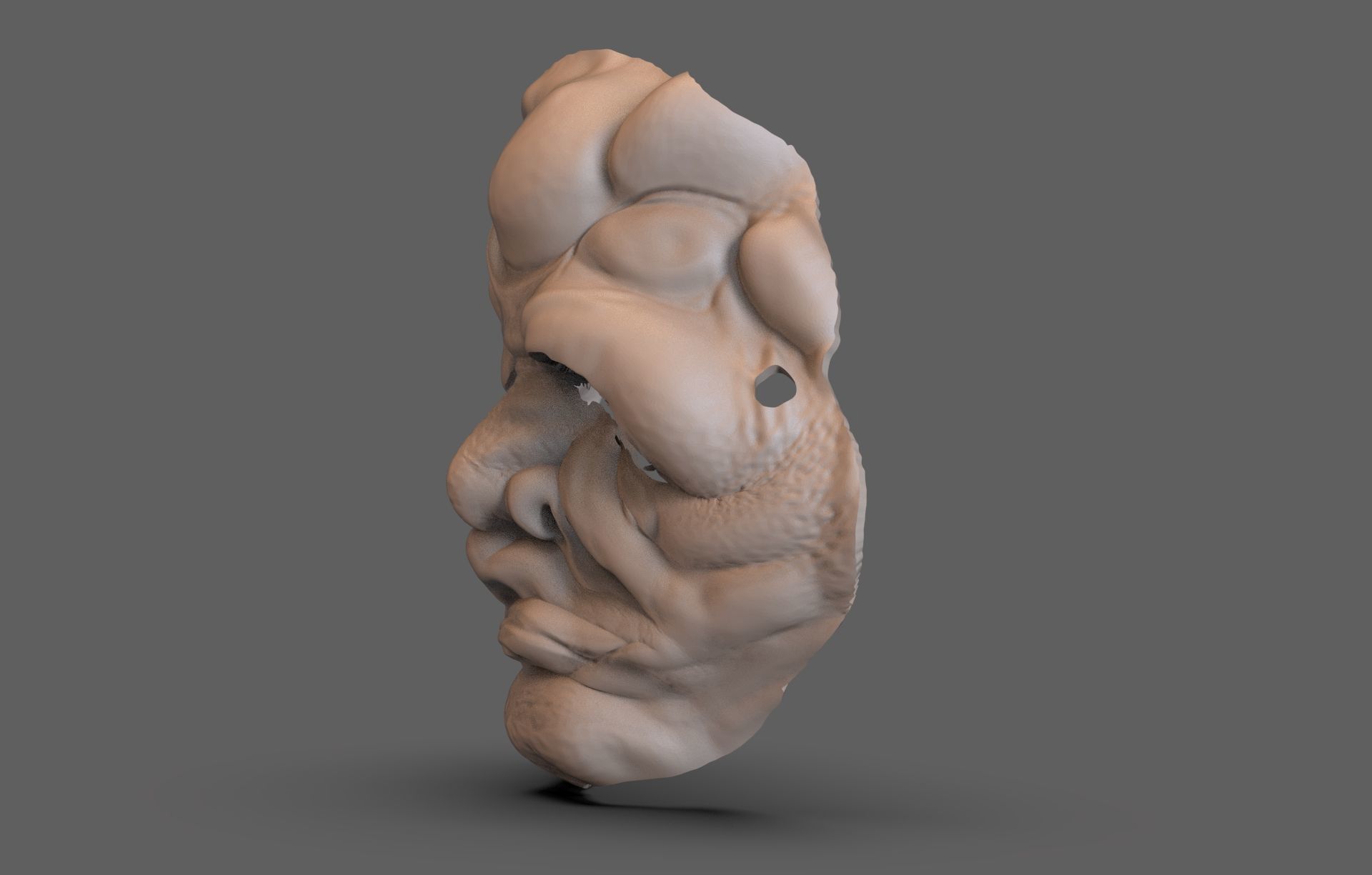 Sue Monster Mask 3D print model_3