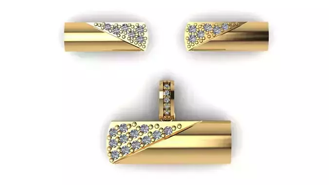 afghani style locket set 3d printable model