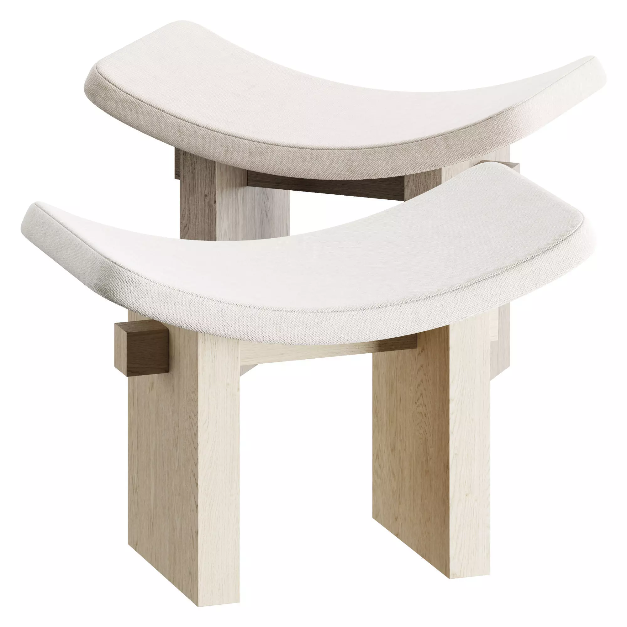 Secolo NARA Stool 3D model_0