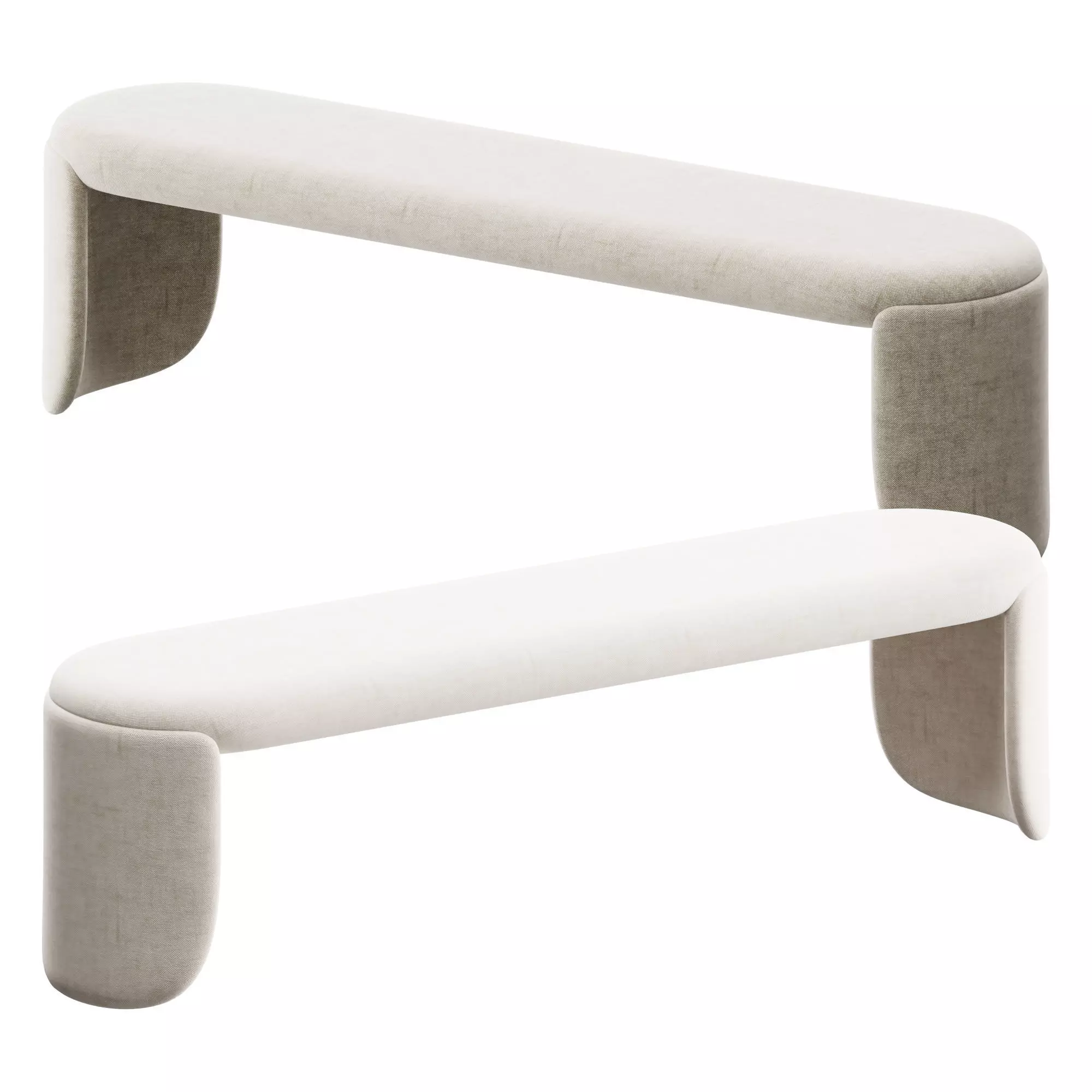 BROSS PETAL Bench 3D model