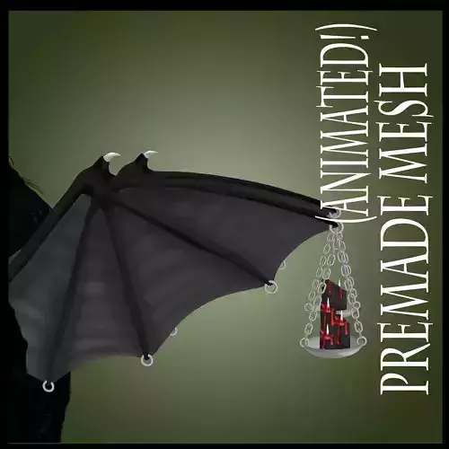 Animated Candle Wings For IMVU