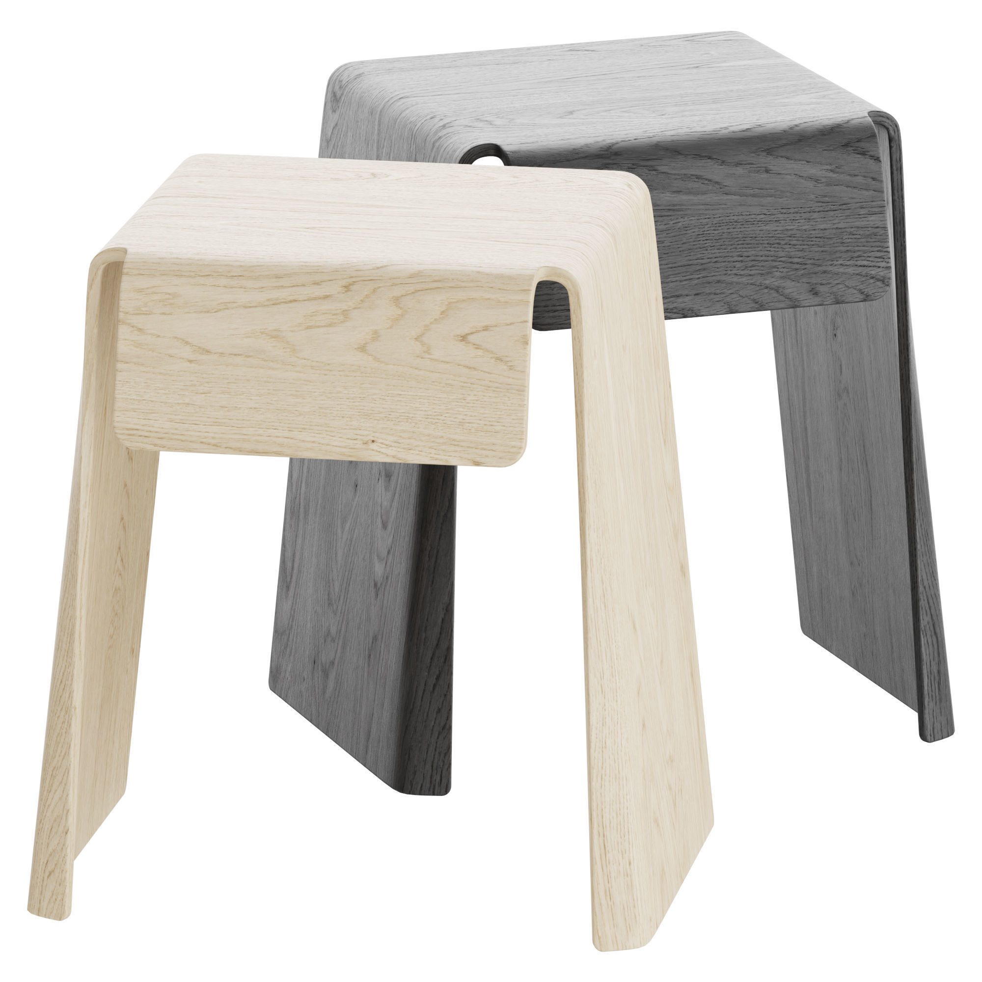 Manerba SUPER RANDOM Stool 3D model_1
