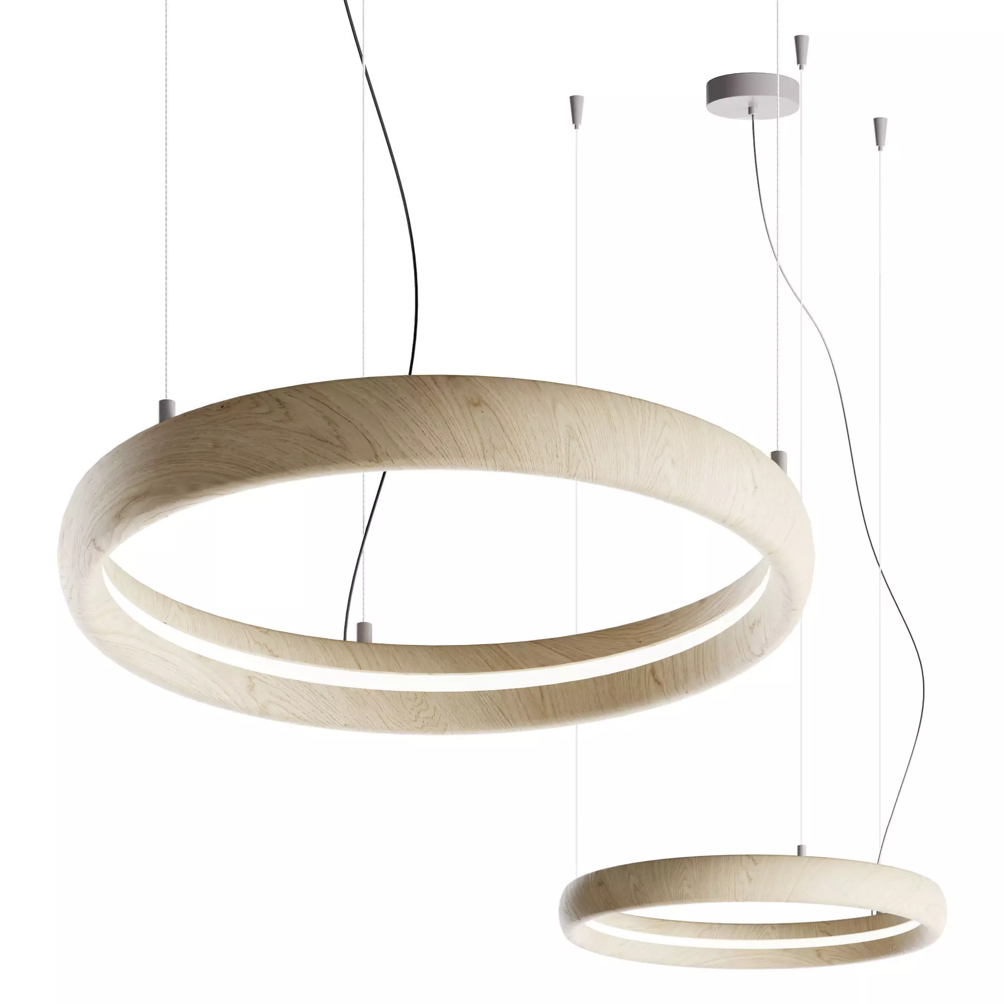 Ozzio Italia RING LIGHT Hanging lamp 3D model