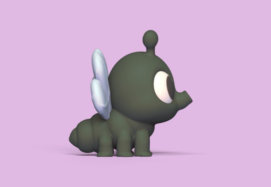 Baby Fly 3D print model_3