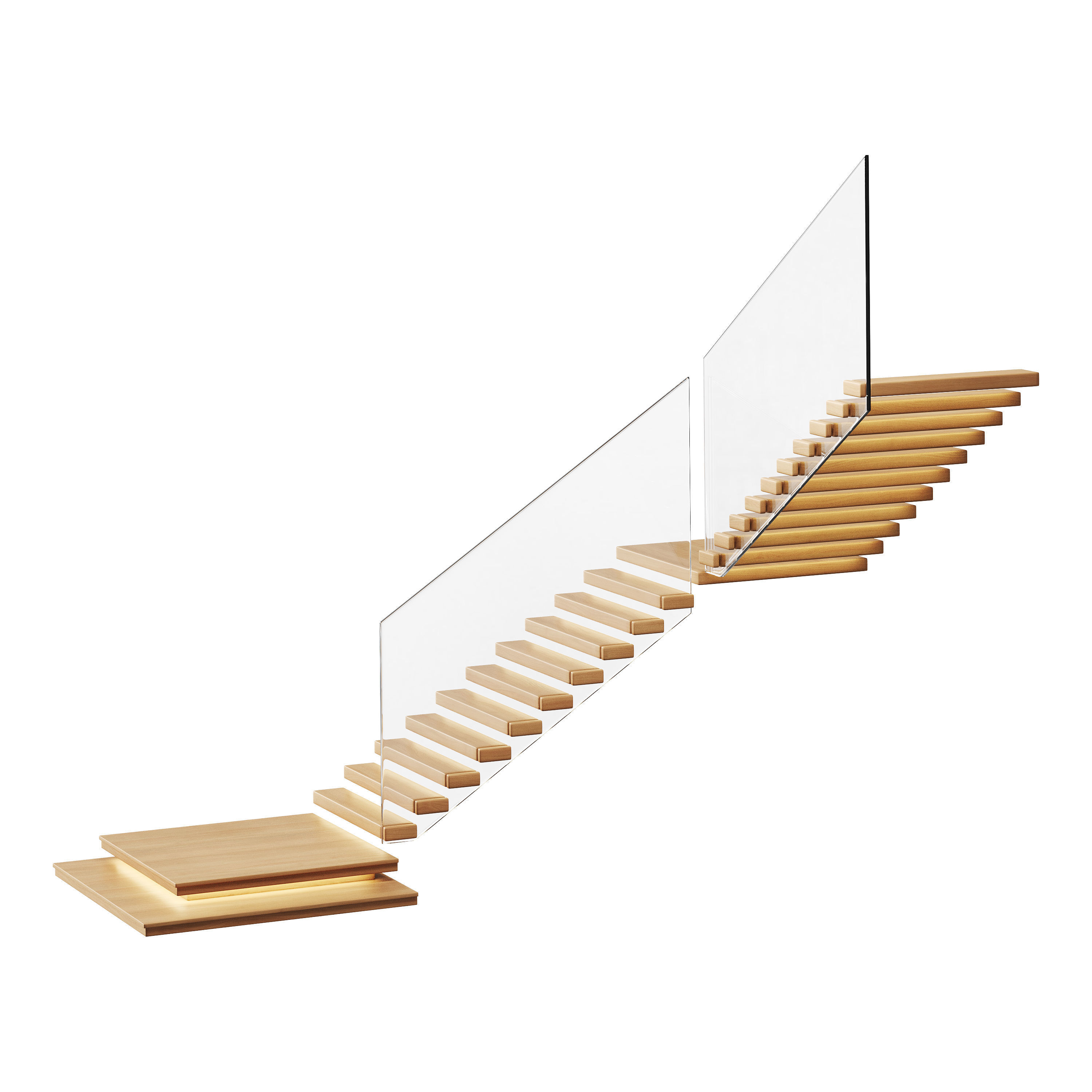 stairs 3D model_8