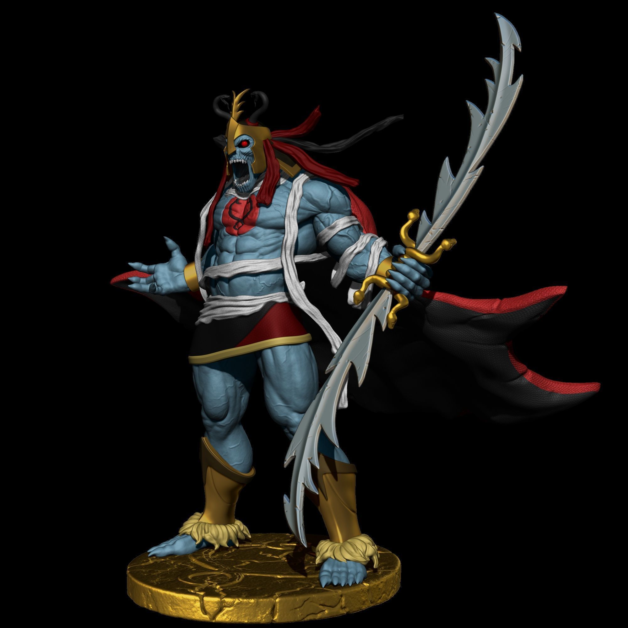 Mumm Ra Thundercats STL files 3D printing collectibles Fanarts 3D print model_11