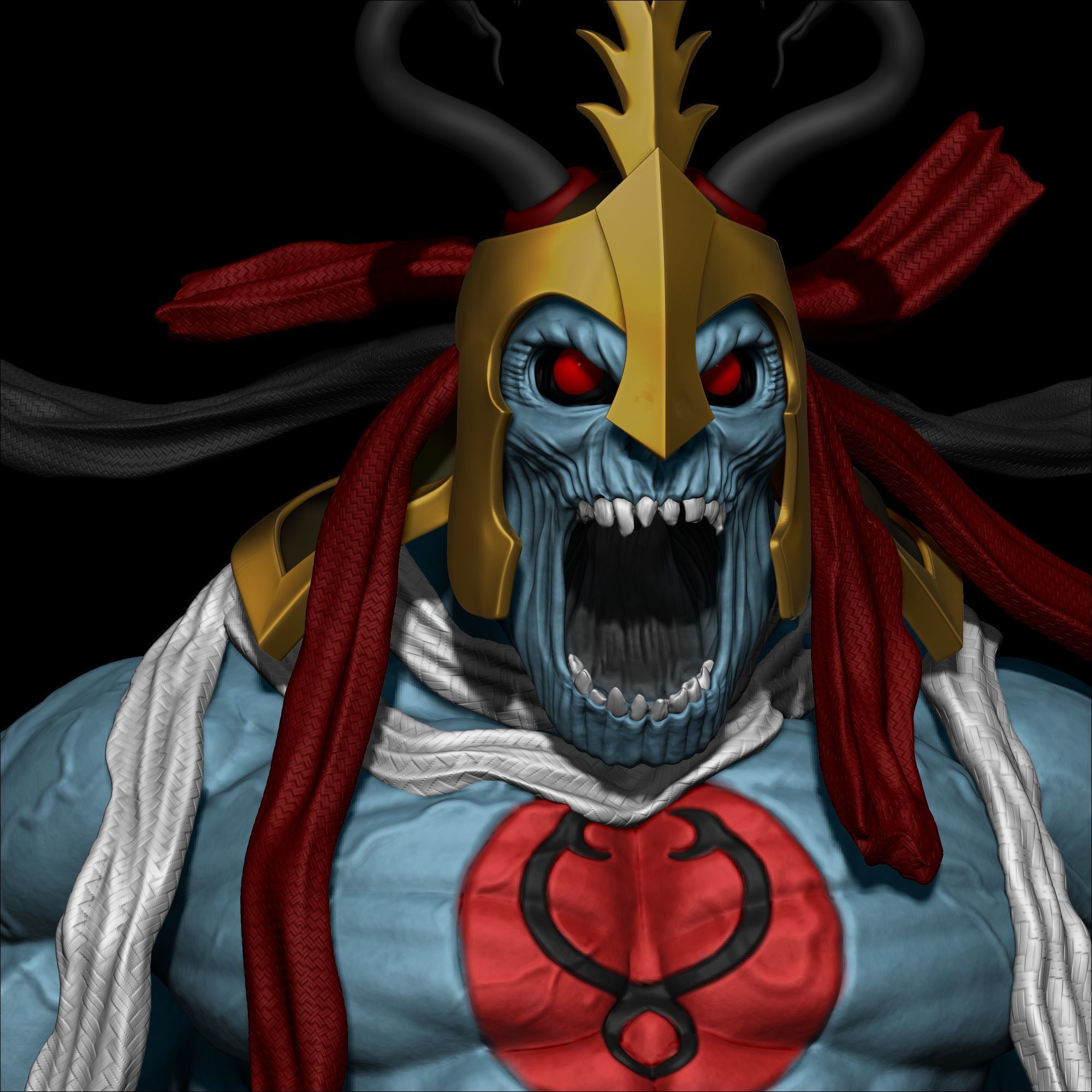 Mumm Ra Thundercats STL files 3D printing collectibles Fanarts 3D print model_14