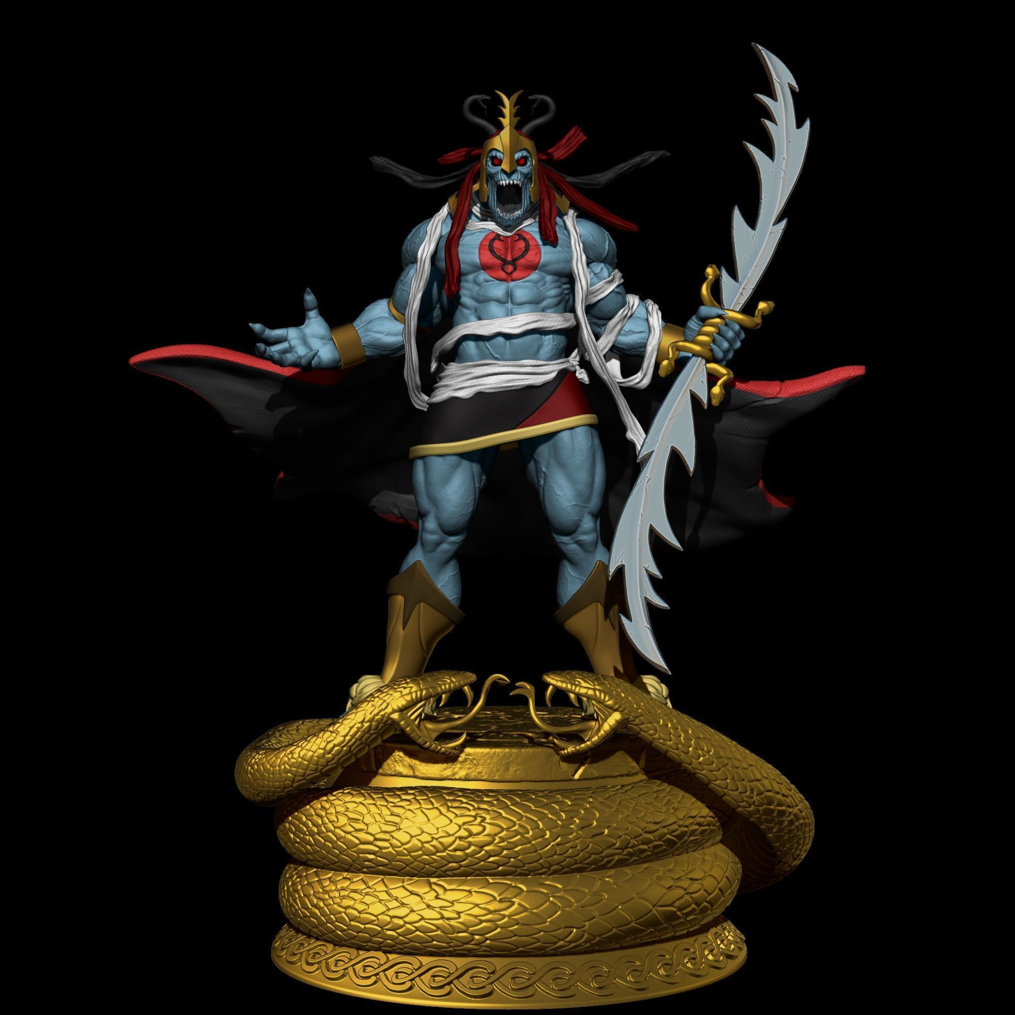 Mumm Ra Thundercats STL files 3D printing collectibles Fanarts 3D print model_15