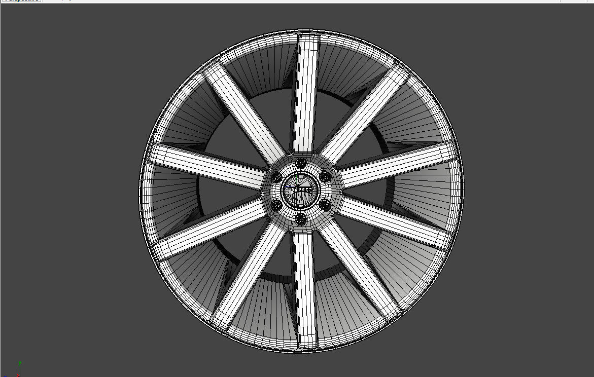 WHEEL BASED on DUB CHR CHROME 3D model_13