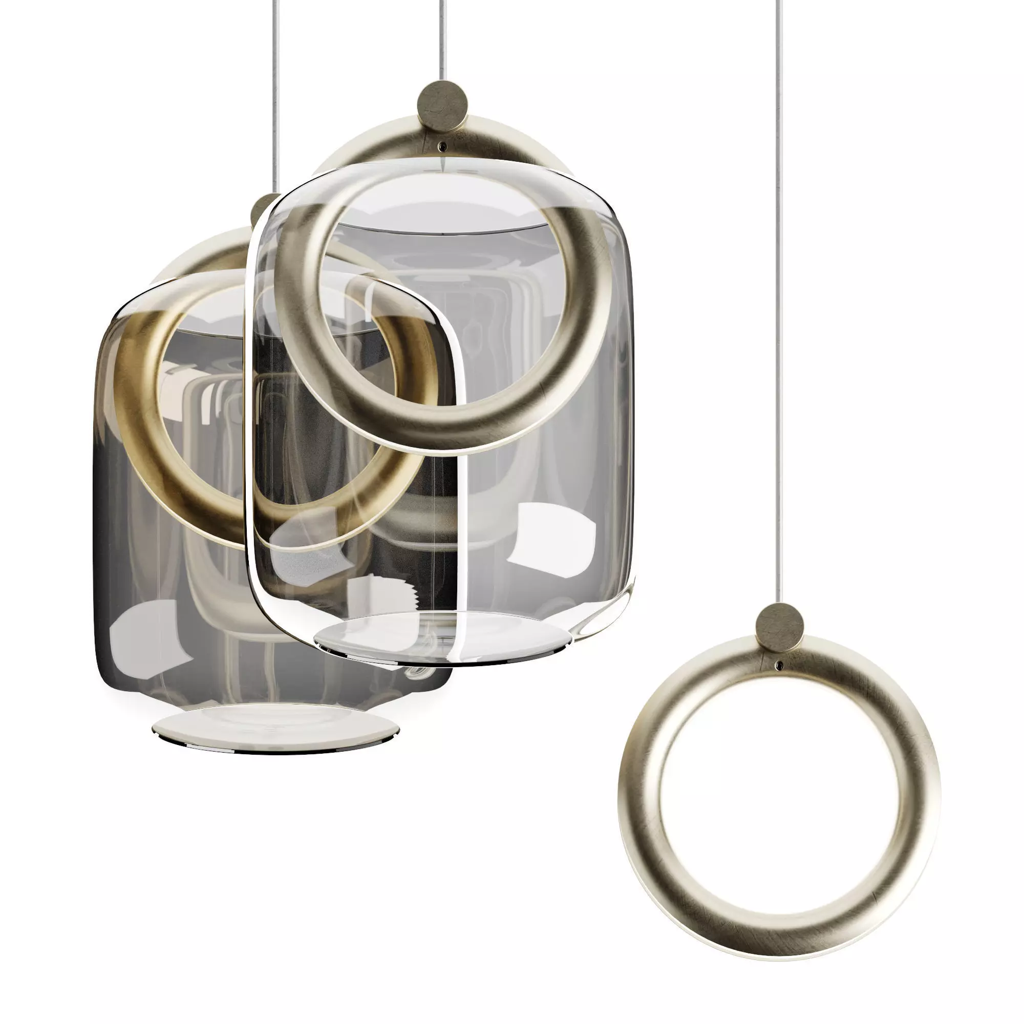 Ozzio Italia SOLE Hanging lamp 3D model