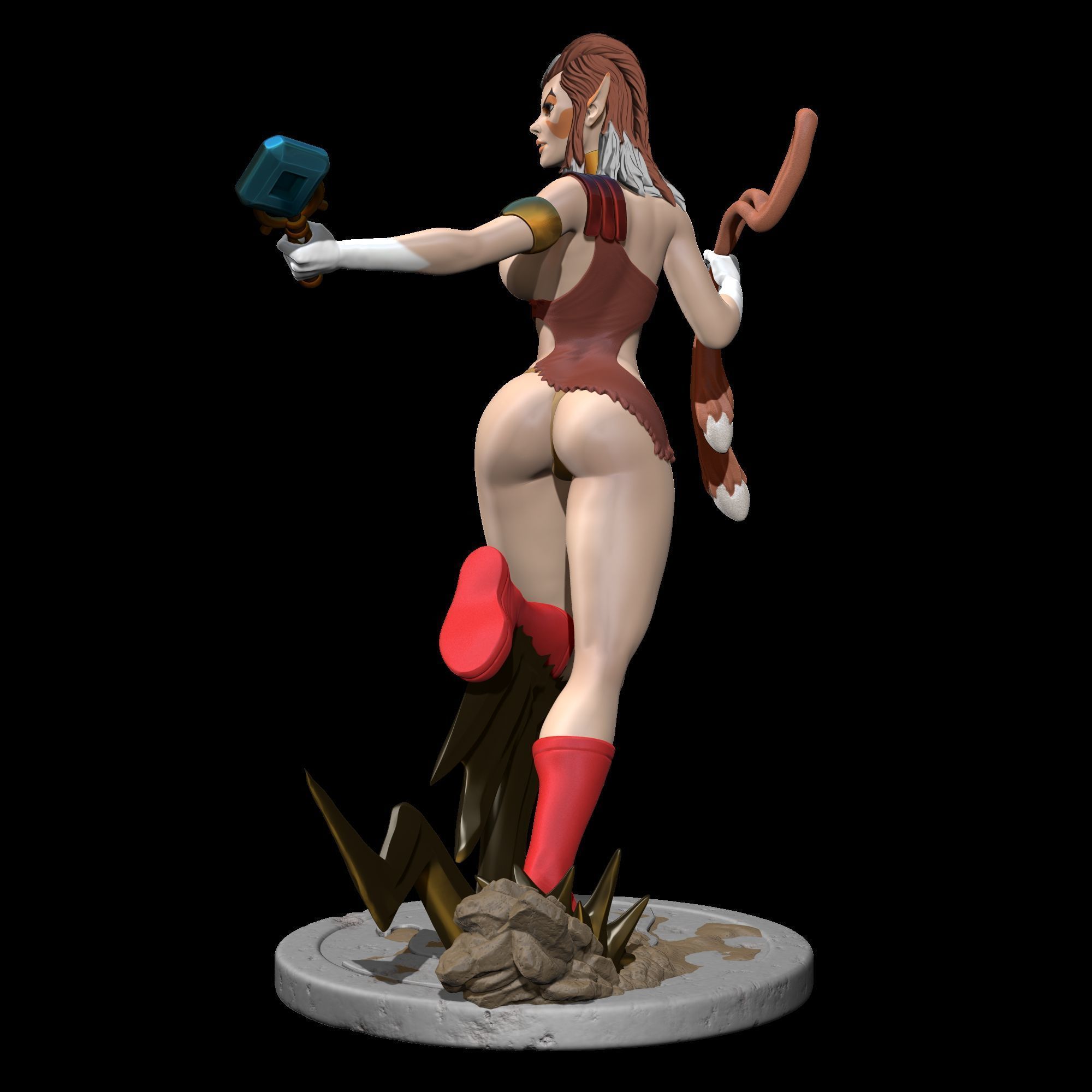 Pumyra Pumara  Thundercats STL files 3D printing collectibles 3D print model_10