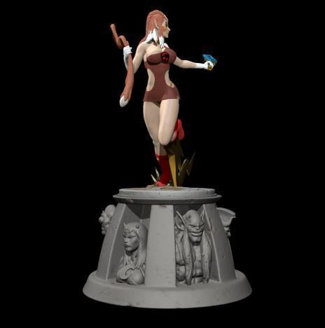 Pumyra Pumara  Thundercats STL files 3D printing collectibles 3D print model_3