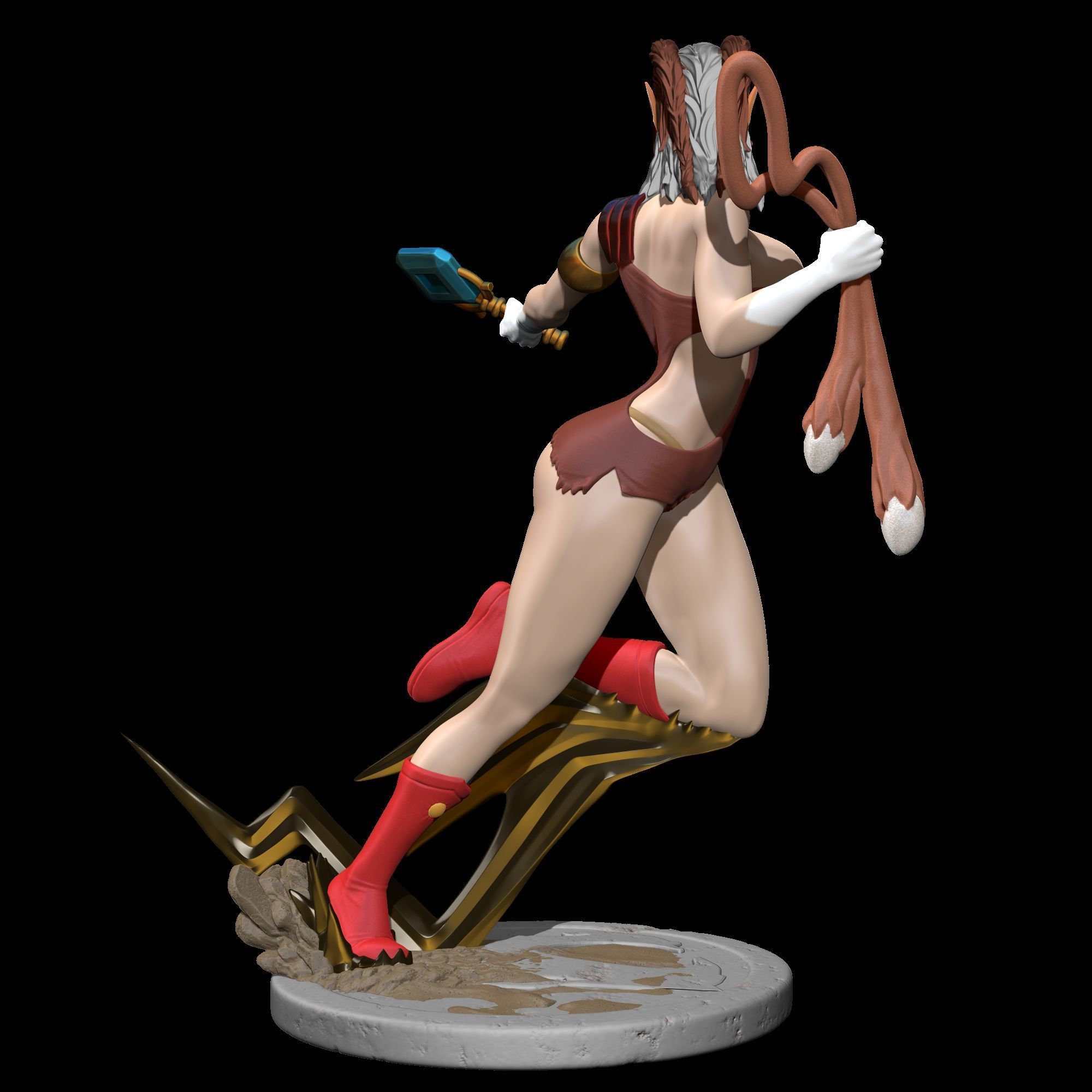 Pumyra Pumara  Thundercats STL files 3D printing collectibles 3D print model_8