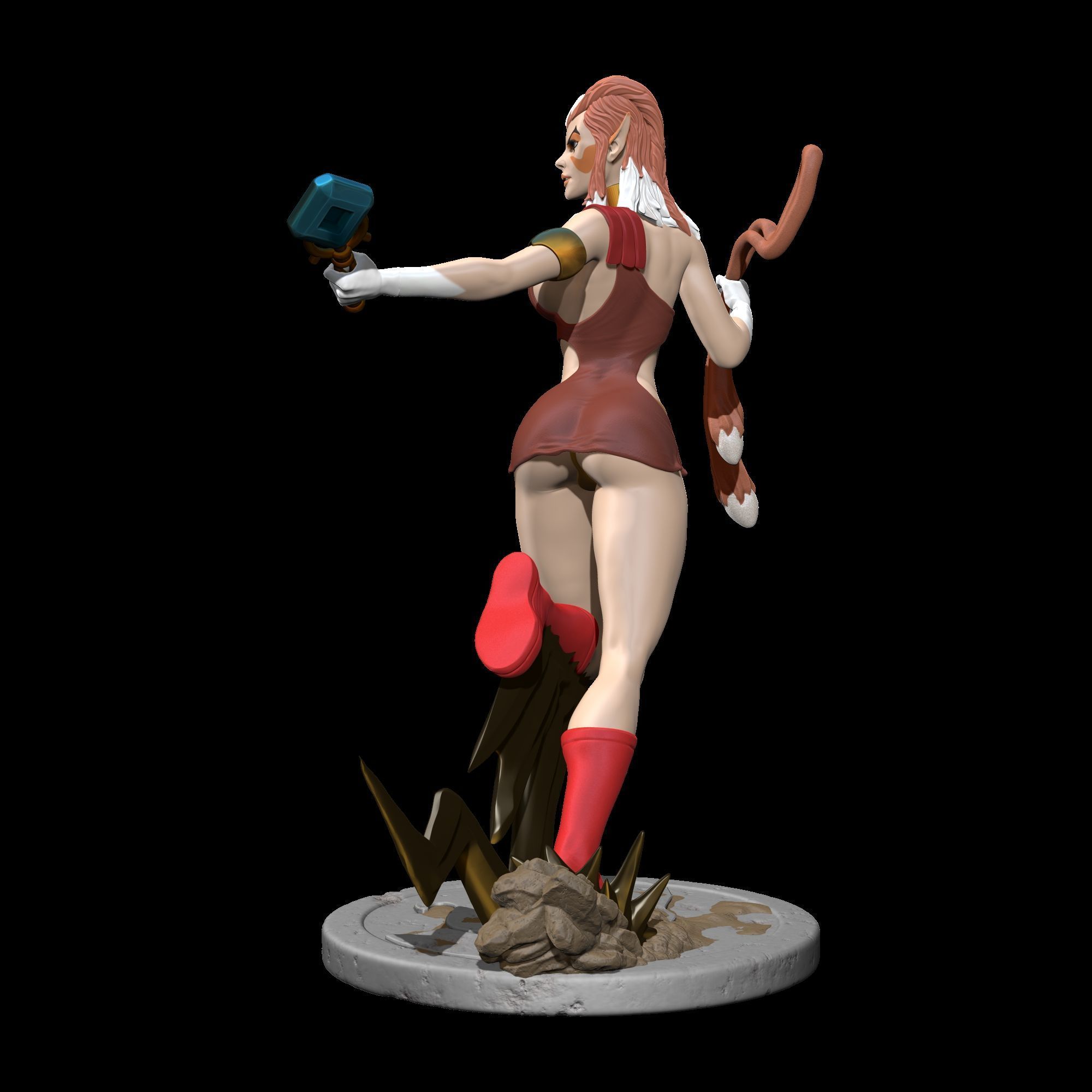 Pumyra Pumara  Thundercats STL files 3D printing collectibles 3D print model_14