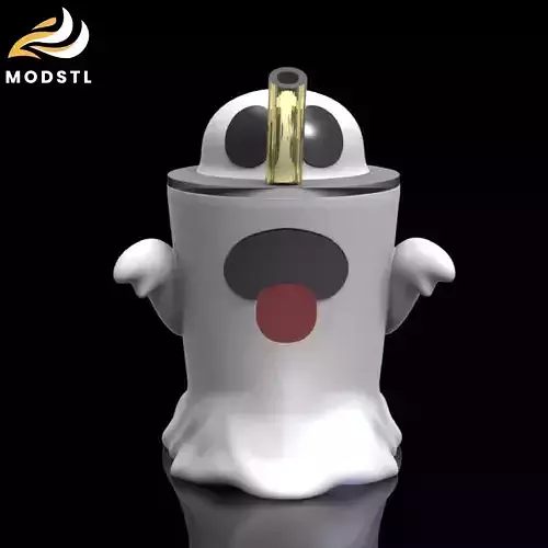 GHU4014 VASO PERSONAJE 5 FANTASMA CLASICO 3D print model