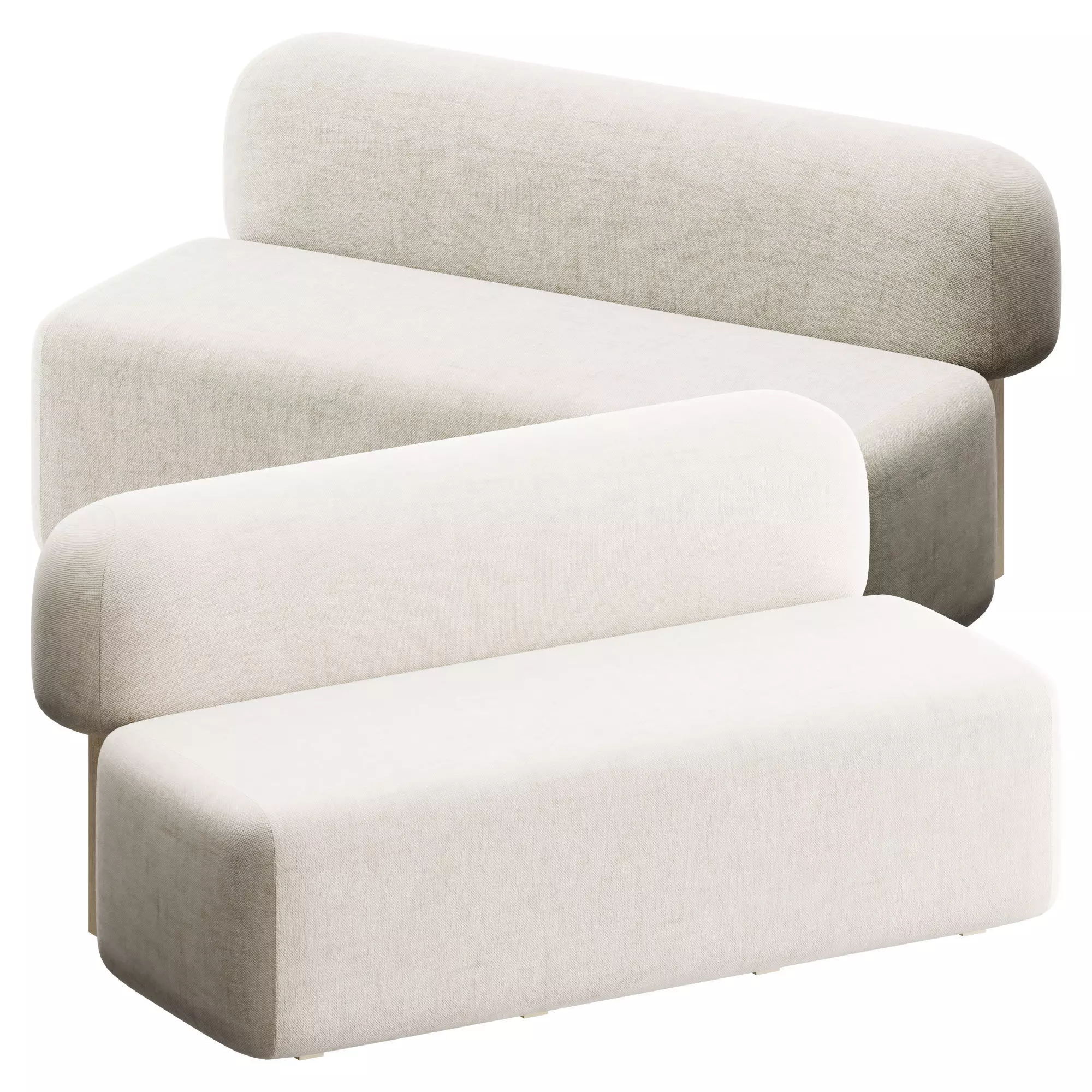 Secolo YEMENI Sofa 3D model