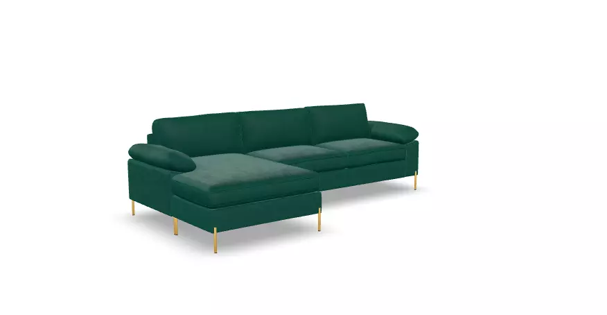 Green Sofa 3D model_0