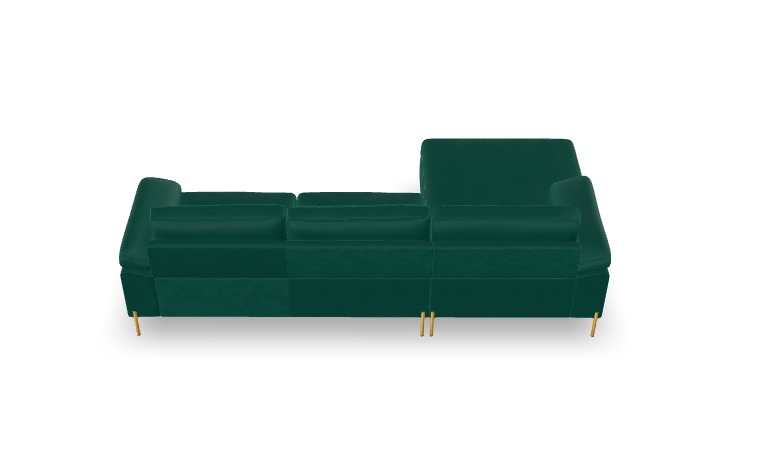 Green Sofa 3D model_3