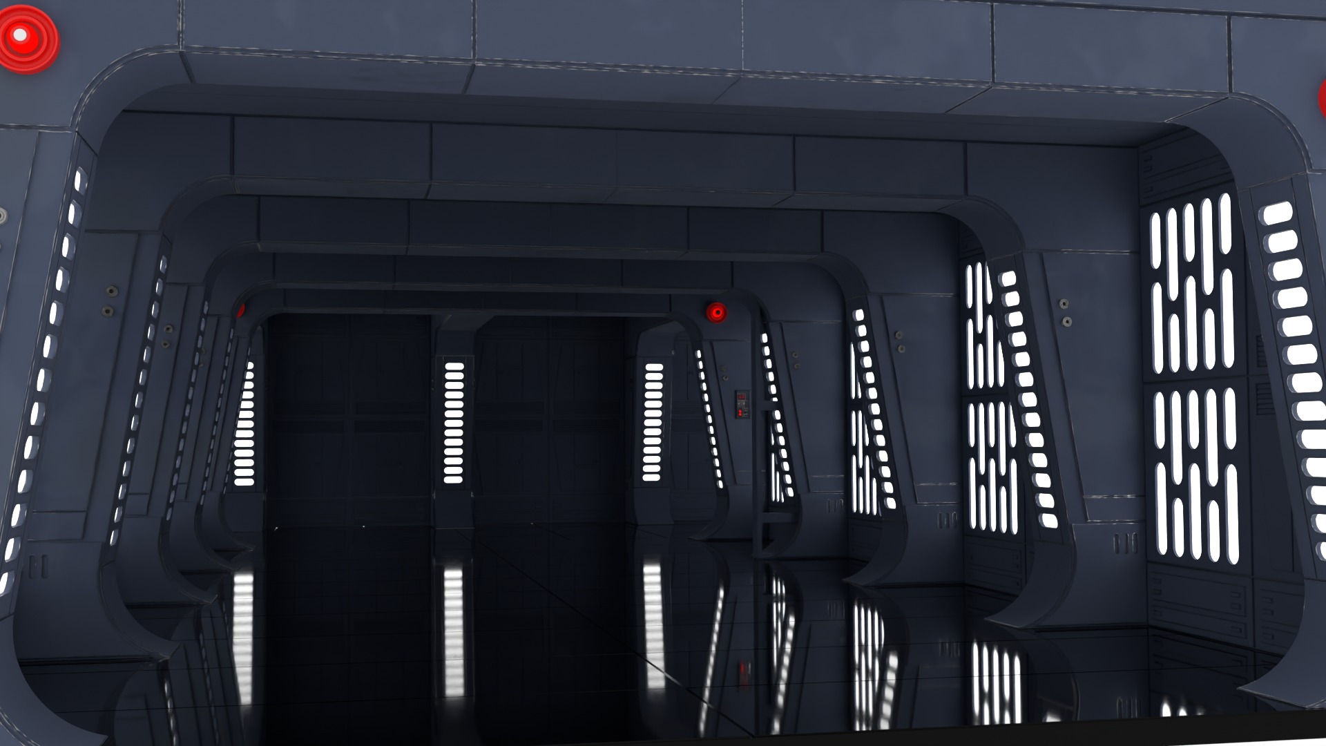 Rogue One Scarif Column 1-12 scale Blackseries 3D print model_7