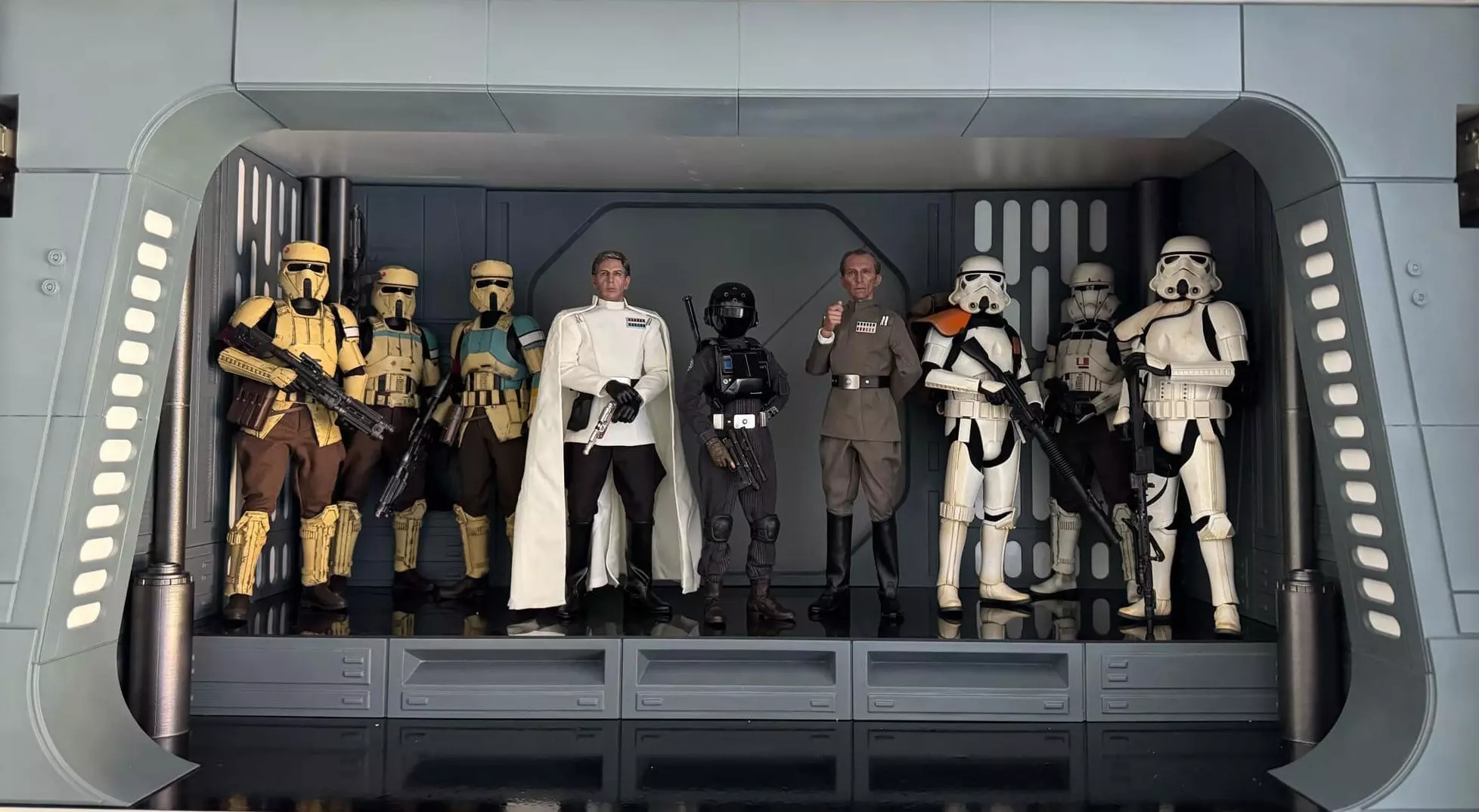 Rogue One Scarif Column 1-12 scale Blackseries 3D print model_23