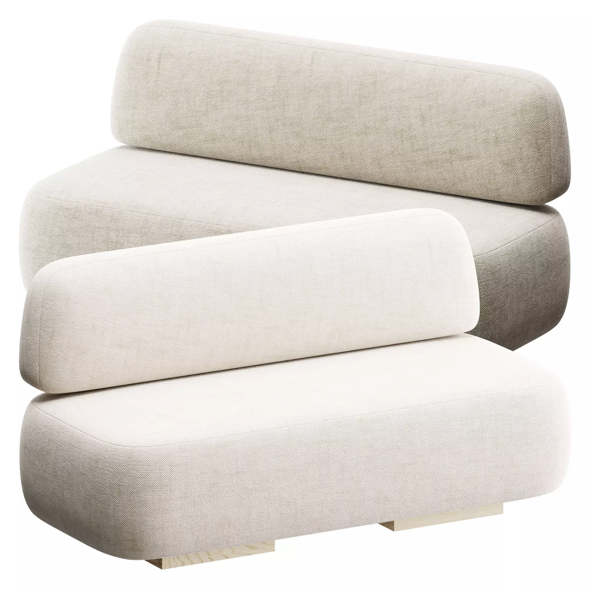 Secolo YOSHIDA Sofa 3D model