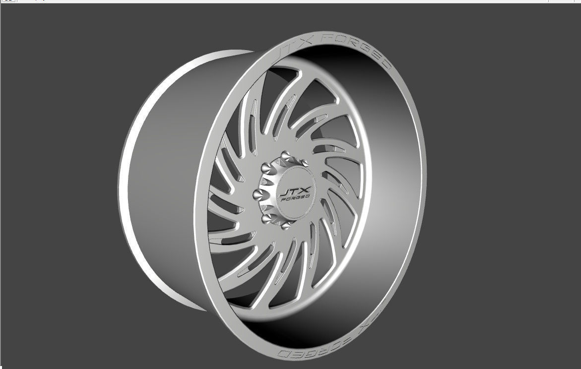 WHEEL BASED on JTX REALM CHROME 3D model_10
