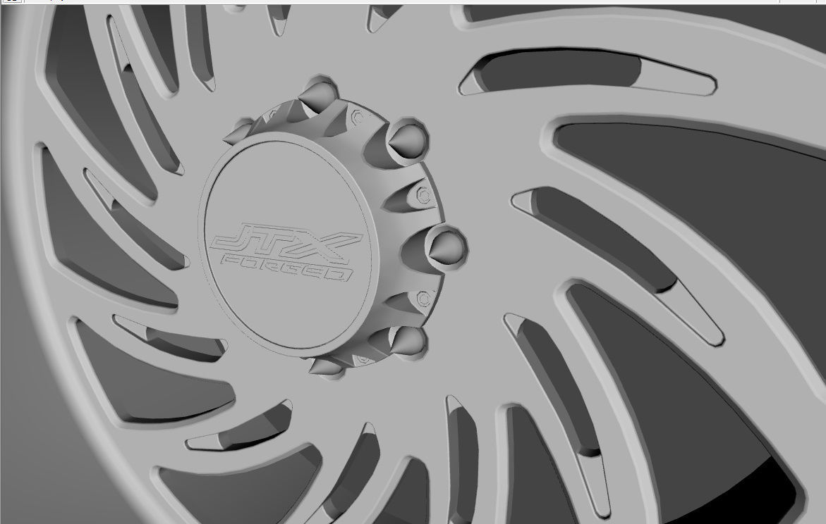 WHEEL BASED on JTX REALM CHROME 3D model_3