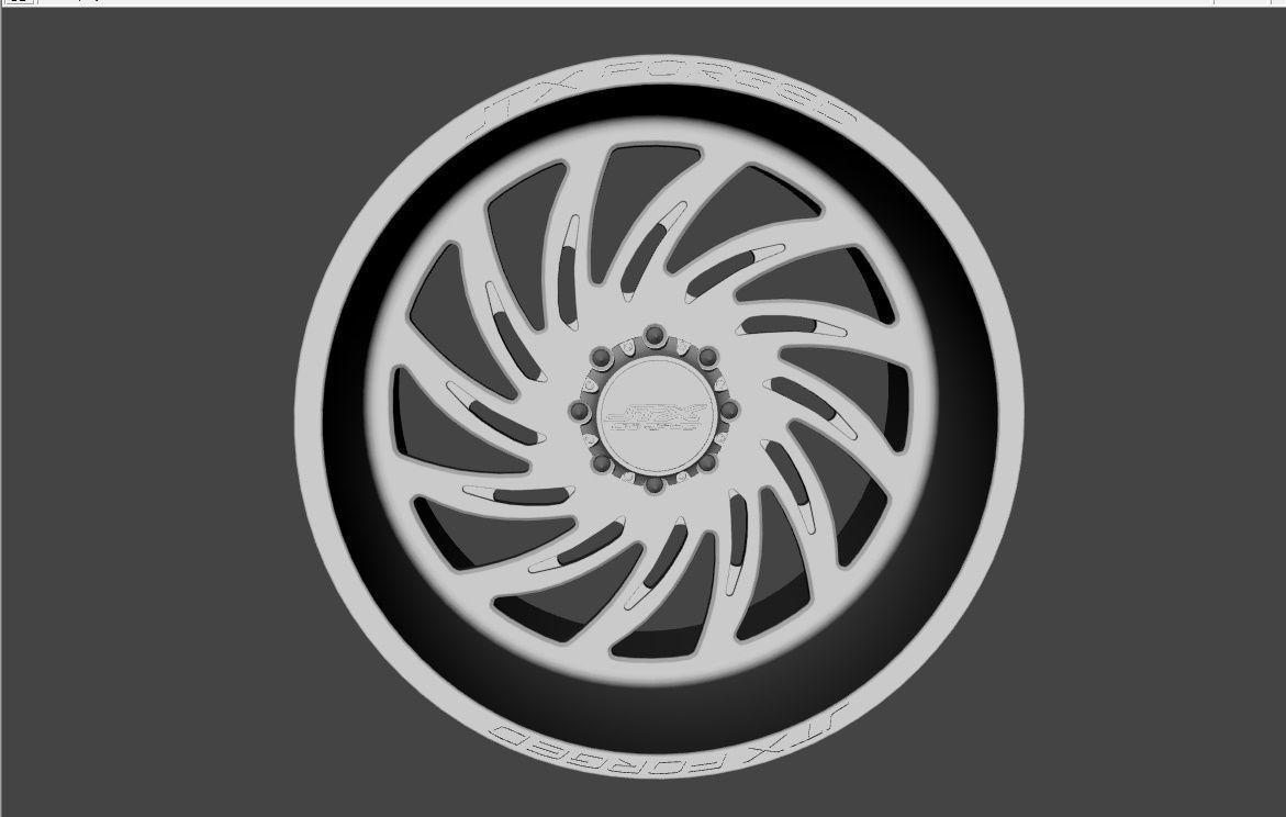 WHEEL BASED on JTX REALM CHROME 3D model_1