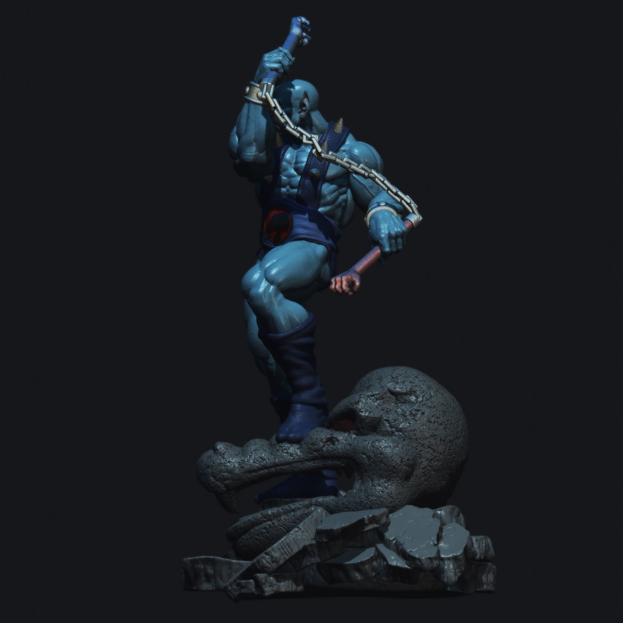 Panthro from Thundercats STL files 3D printing collectibles 3D print model_13