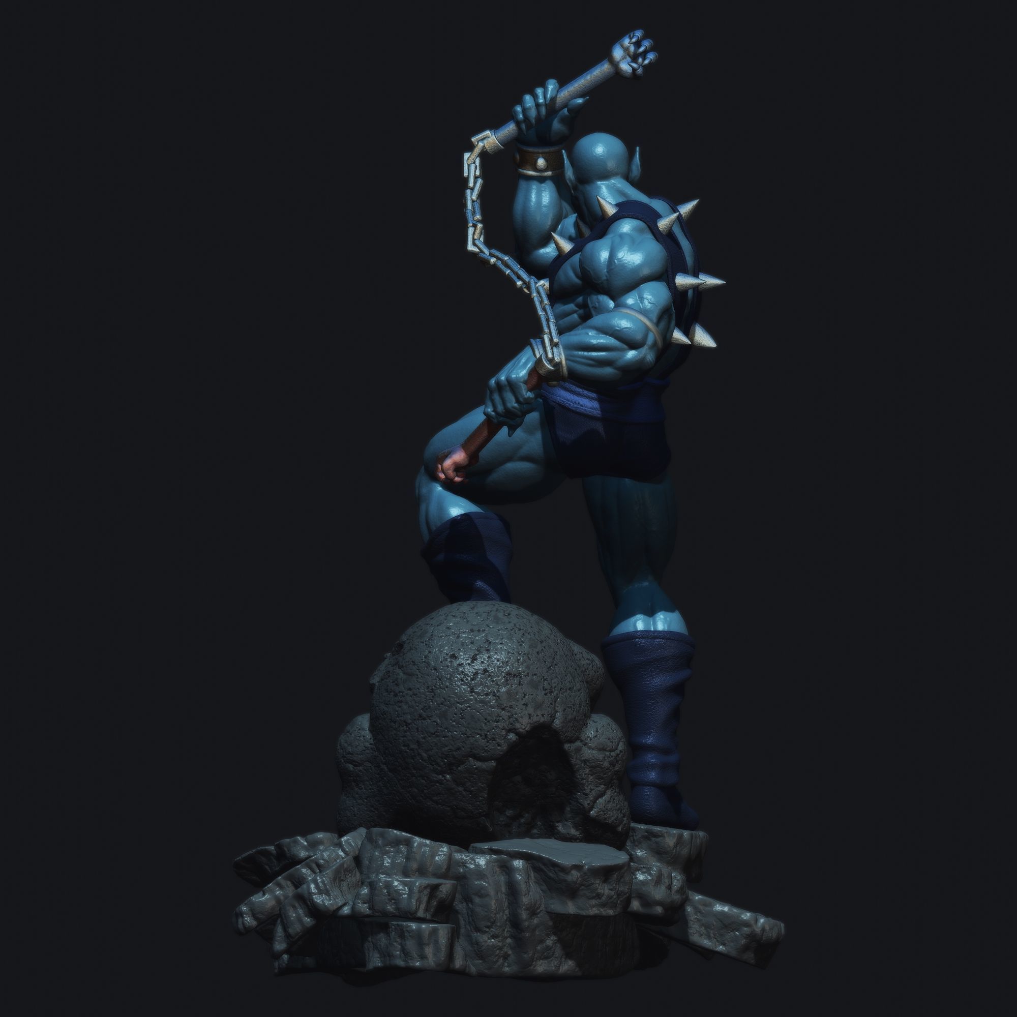 Panthro from Thundercats STL files 3D printing collectibles 3D print model_12