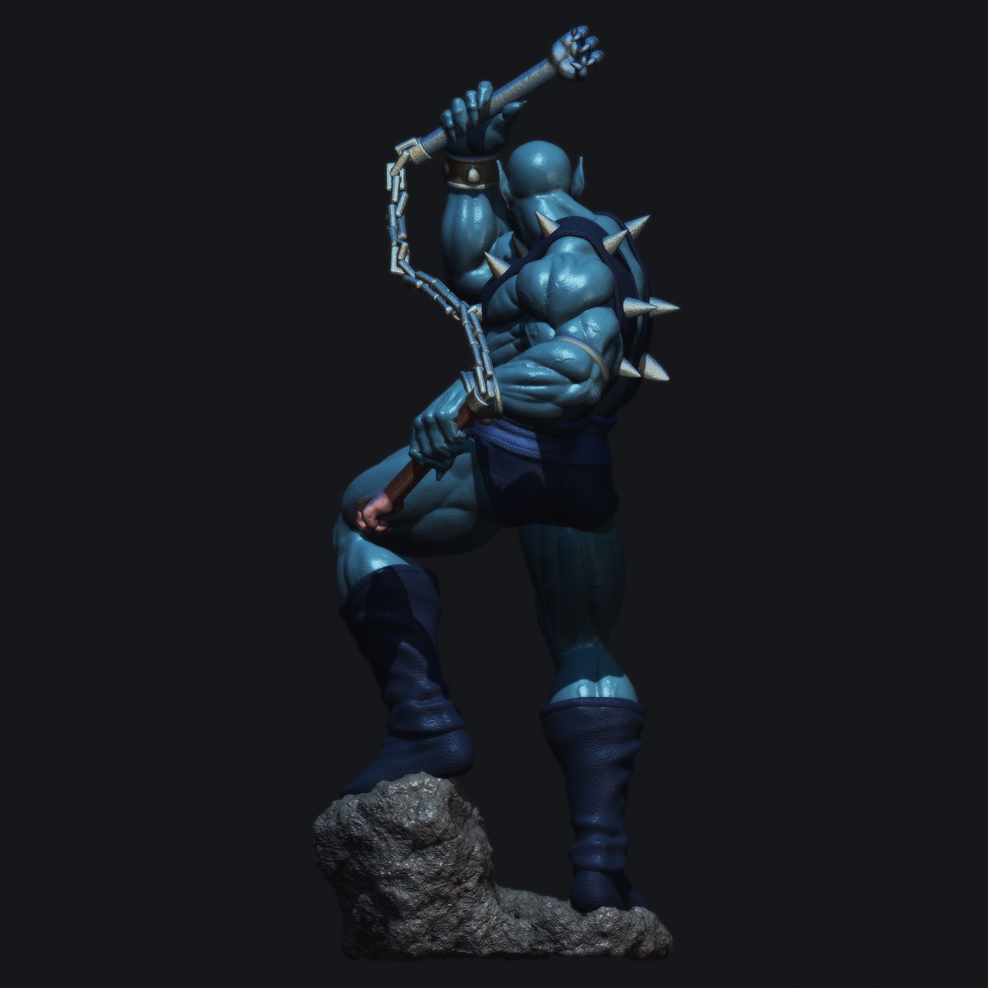 Panthro from Thundercats STL files 3D printing collectibles 3D print model_25