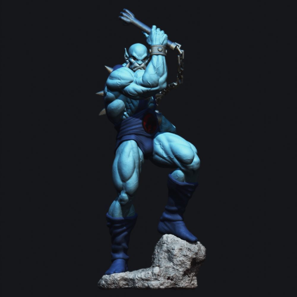 Panthro from Thundercats STL files 3D printing collectibles 3D print model_23