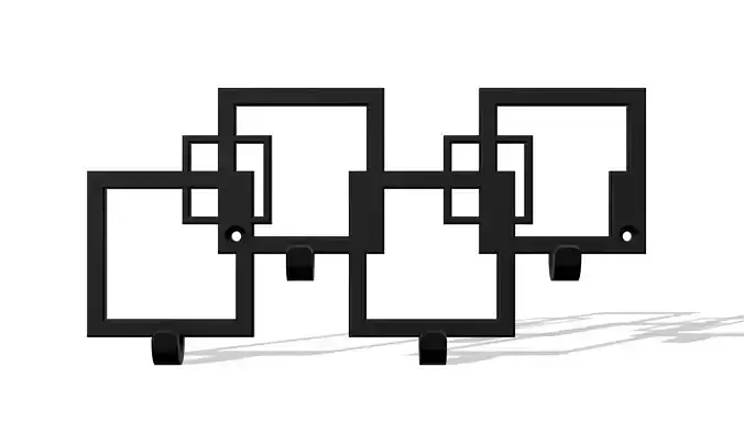 Quad Square Key Holder