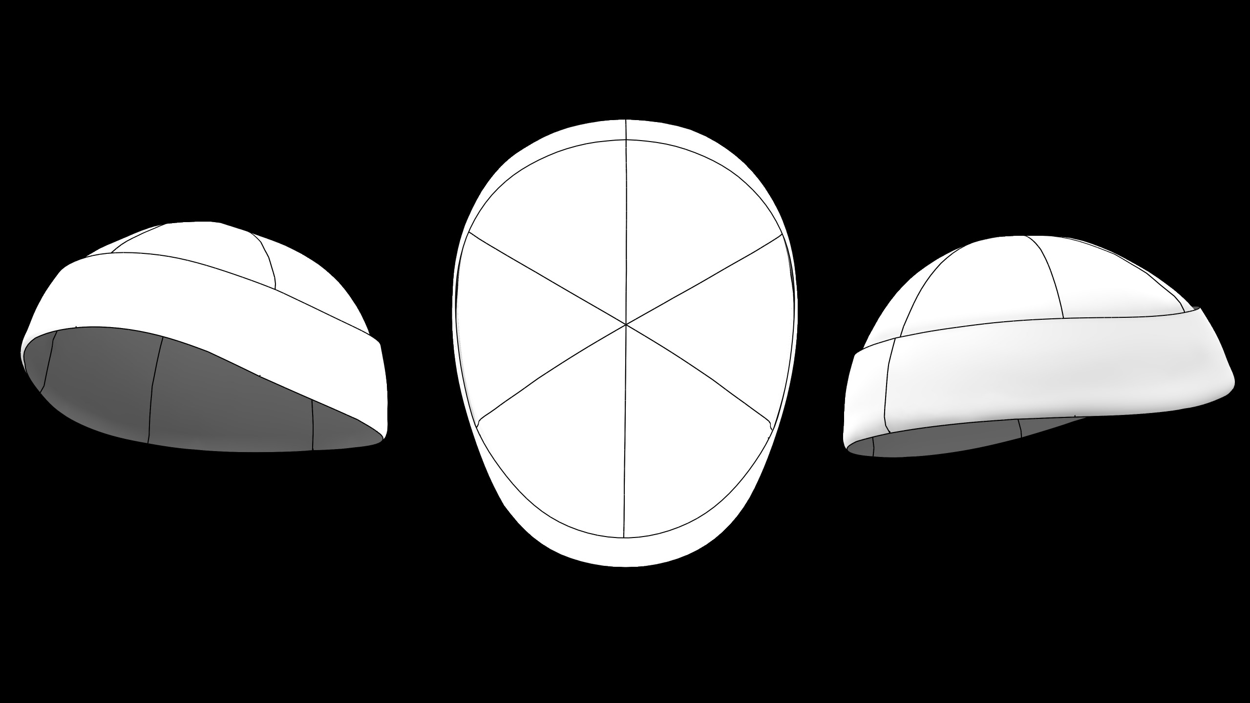 BASIC BEANIES PACK genesis8 highpoly 3D model_14