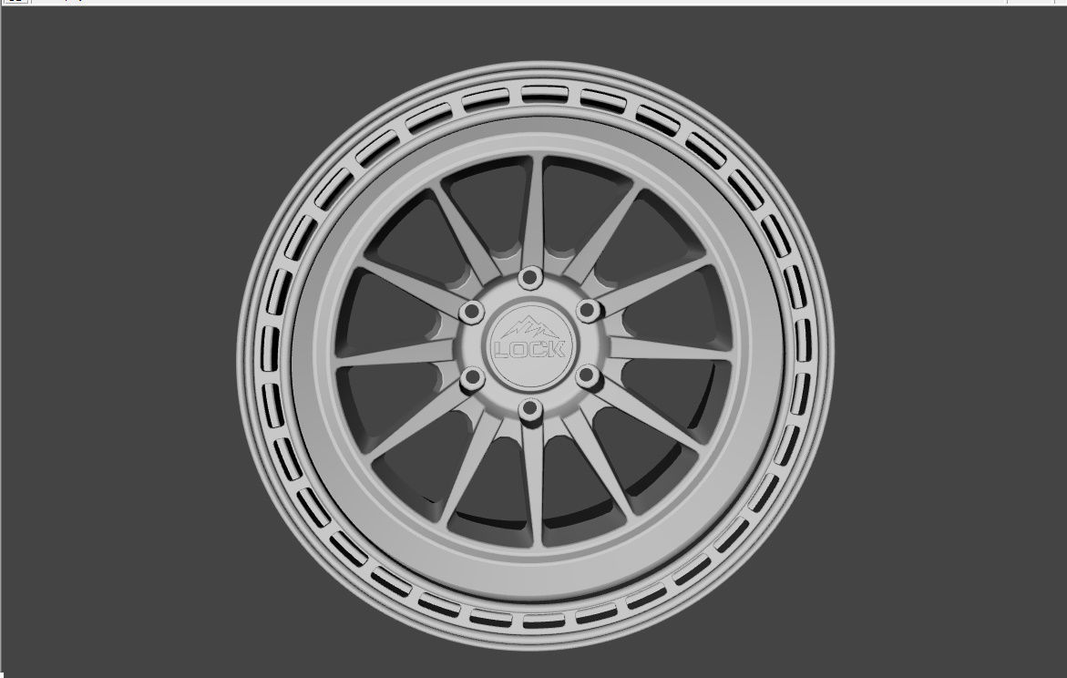 WHEEL BASED on LOCK OFFROAD BAJA 3D model_1