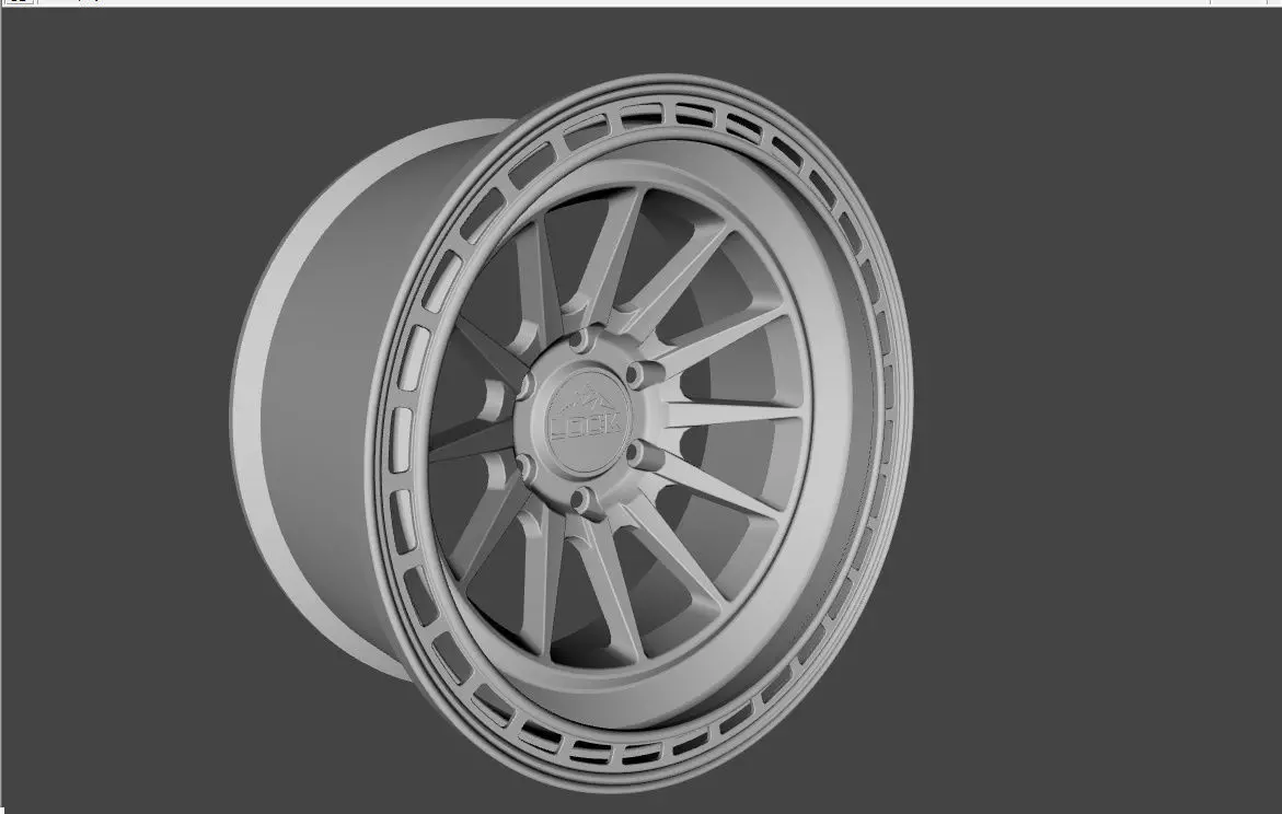 WHEEL BASED on LOCK OFFROAD BAJA 3D model_0