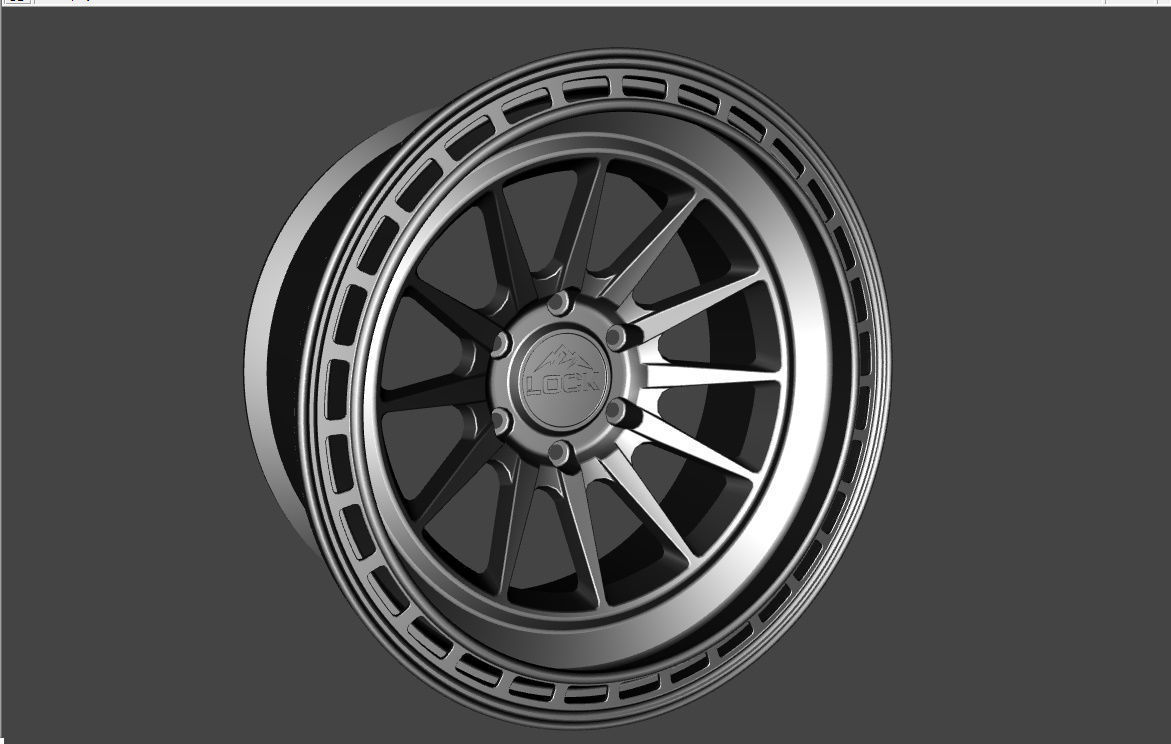 WHEEL BASED on LOCK OFFROAD BAJA 3D model_8