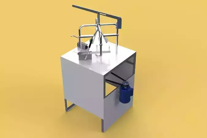 YOUNG GREEN COCONUT PEELING PEELER MACHINE CUT TOOL REMOVAL SKIN 3D model